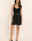 SHORT BERMUDA - NOIR - ANTHEA