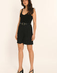 SHORT BERMUDA - NOIR - ANTHEA