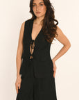 SHORT BERMUDA - NOIR - ANTHEA