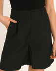 SHORT BERMUDA - NOIR - ANTHEA