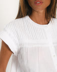 BLOUSE - ARCHIE - BLANC