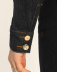 VESTE CROPPED - RINSE - ARIETTE