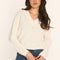 PULL COL V - ROSE PALE - ARVID