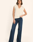 PULL SANS MANCHES - BLANC - AUDREY