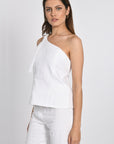 TOP LIN WASHED BERTILLE WHITE