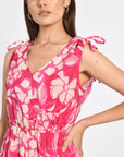 ROBE LONGUE CANDICE FUCHSIA