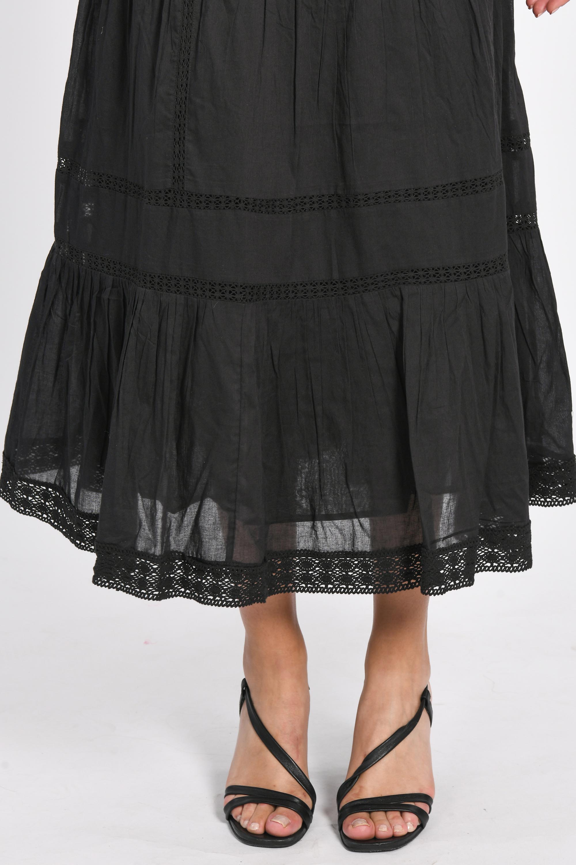 ROBE LONGUE ABBY BLACK