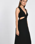 ROBE LONGUE MAEVA NOIR