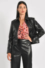 VESTE SIMILI CUIR KENDALL NOIR