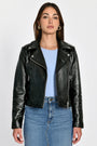 BLOUSON PERFECTO CUIR ROCK BLACK