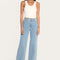 JEAN LARGE COTON RECYCLÉ ERA DOUBLE STONE