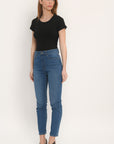 TEE SHIRT MANCHES COURTES - JENNY - NOIR