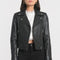 BLOUSON PERFECTO CUIR ROCK BLACK