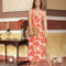 ROBE LONGUE - ADELAIDE - ORANGE