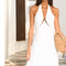 ROBE MIDI - ALICE - BLANC
