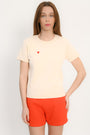 TEE SHIRT - COEUR - CREME