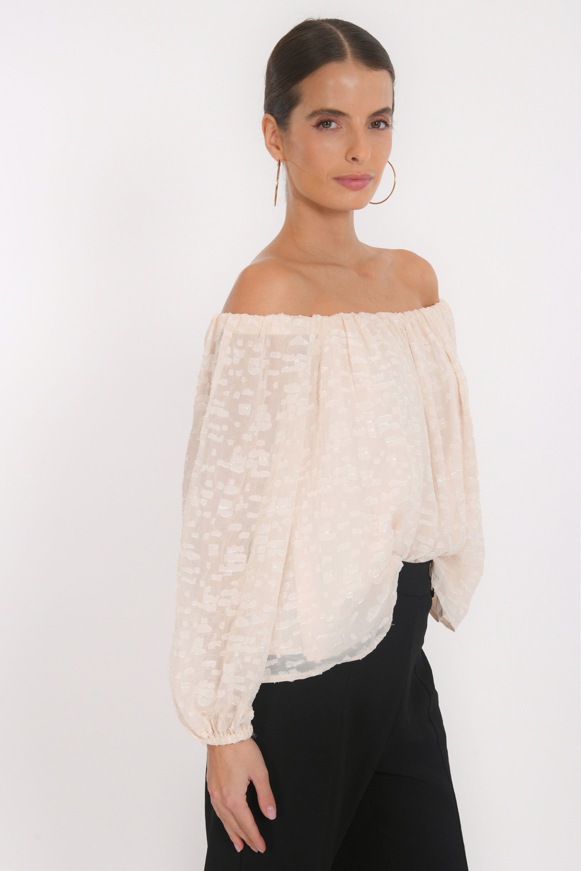 BLOUSE - ABY - ECRU CHEMISIER NEW KOOKAI Mode Kookai