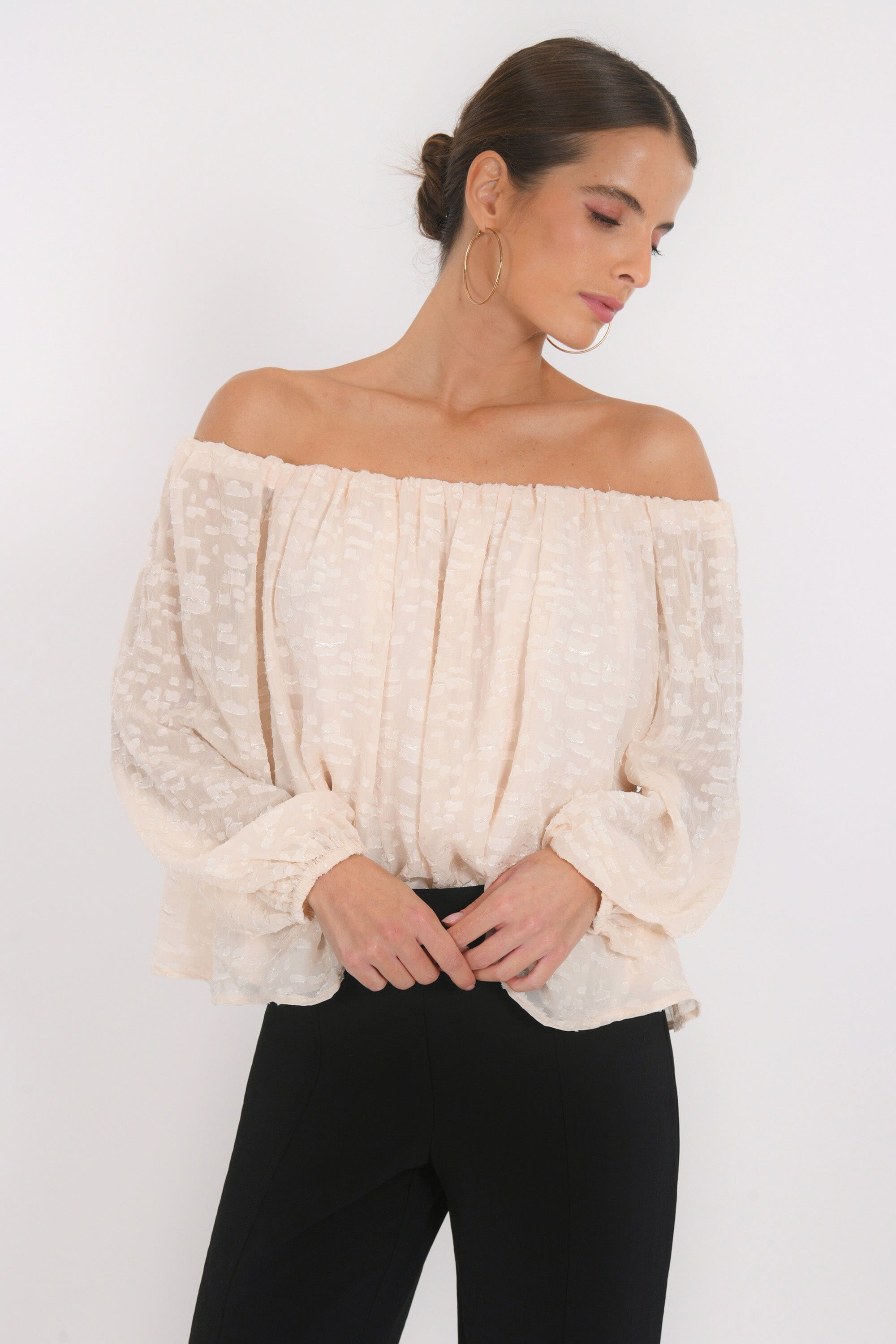 BLOUSE - ABY - ECRU CHEMISIER NEW KOOKAI Mode Kookai