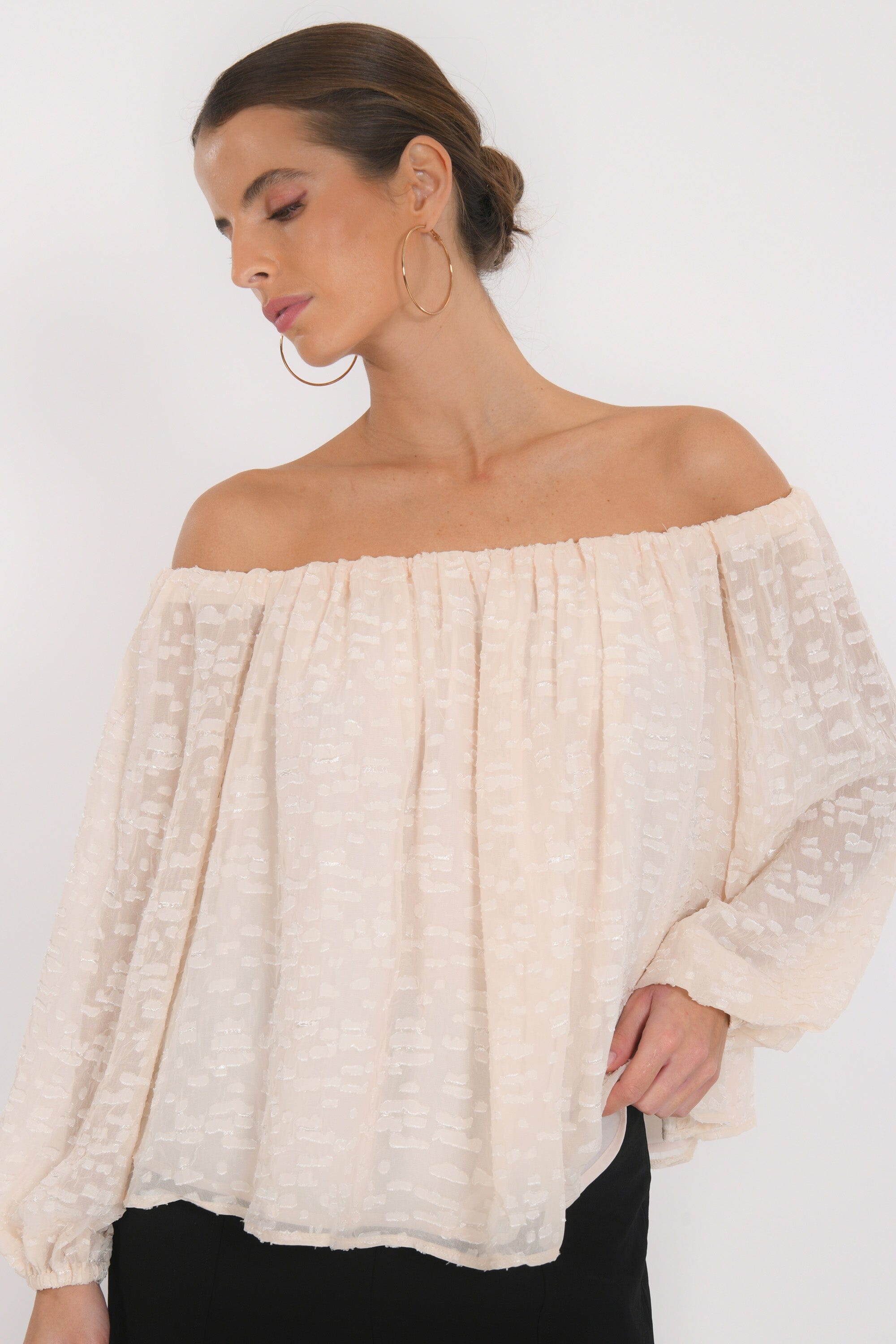 BLOUSE - ABY - ECRU CHEMISIER NEW KOOKAI Mode Kookai