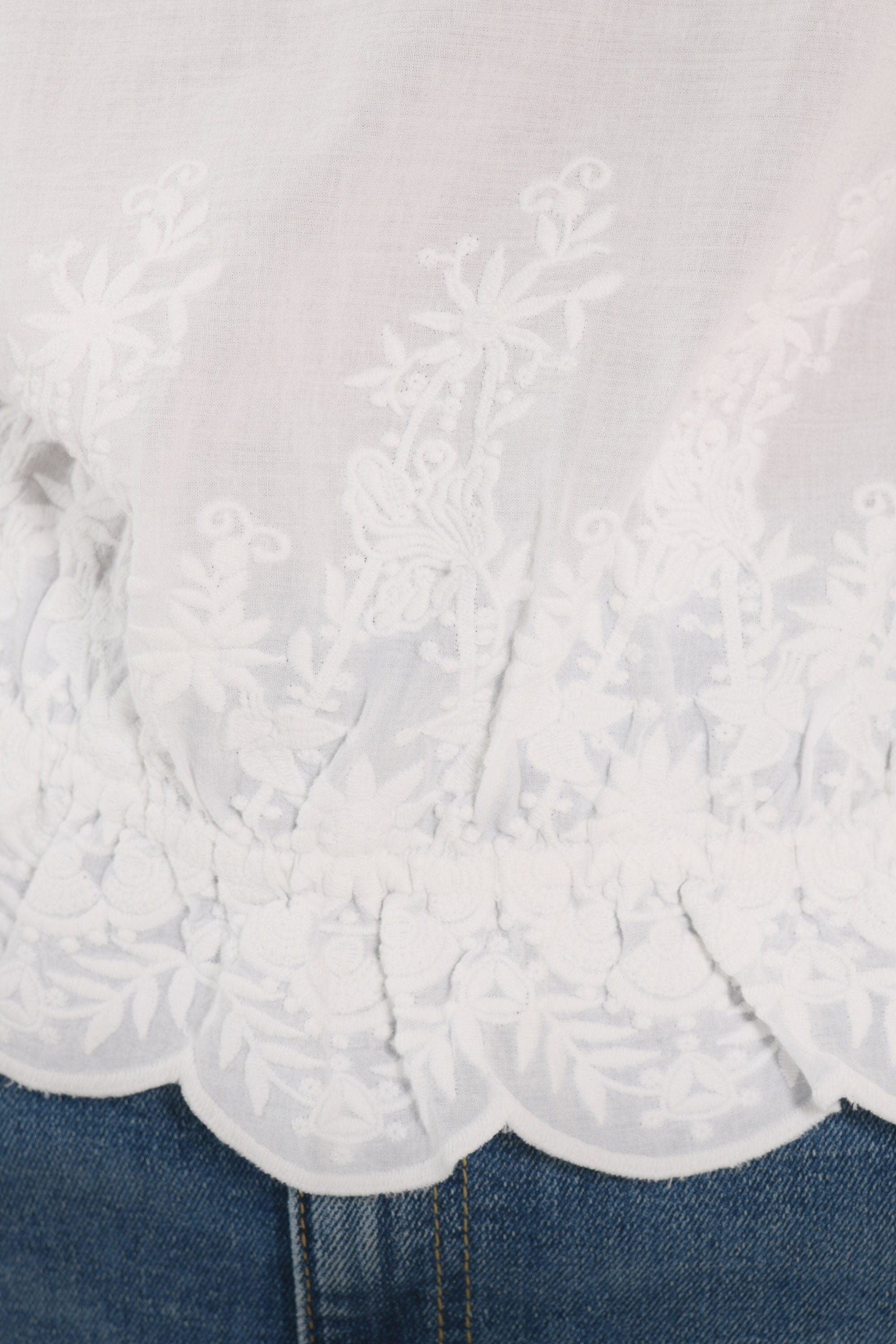 BLOUSE - AMALFI - BLANC OPTIQUE CHEMISIER NEW KOOKAI Mode Kookai