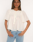 BLOUSE - ANAHI - IVOIRE CHEMISIER NEW KOOKAI Mode Kookai