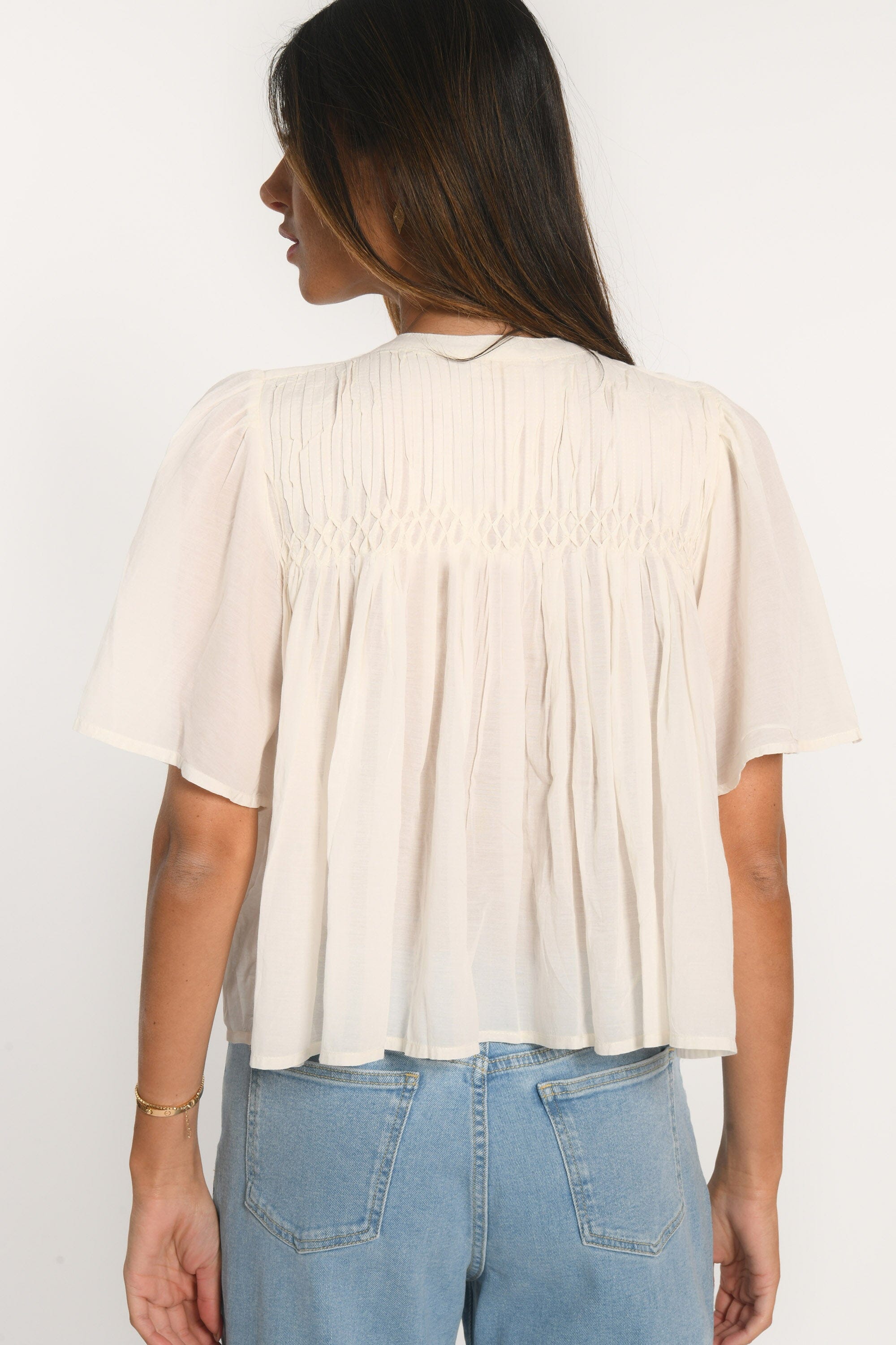 BLOUSE - ANAHI - IVOIRE CHEMISIER NEW KOOKAI Mode Kookai