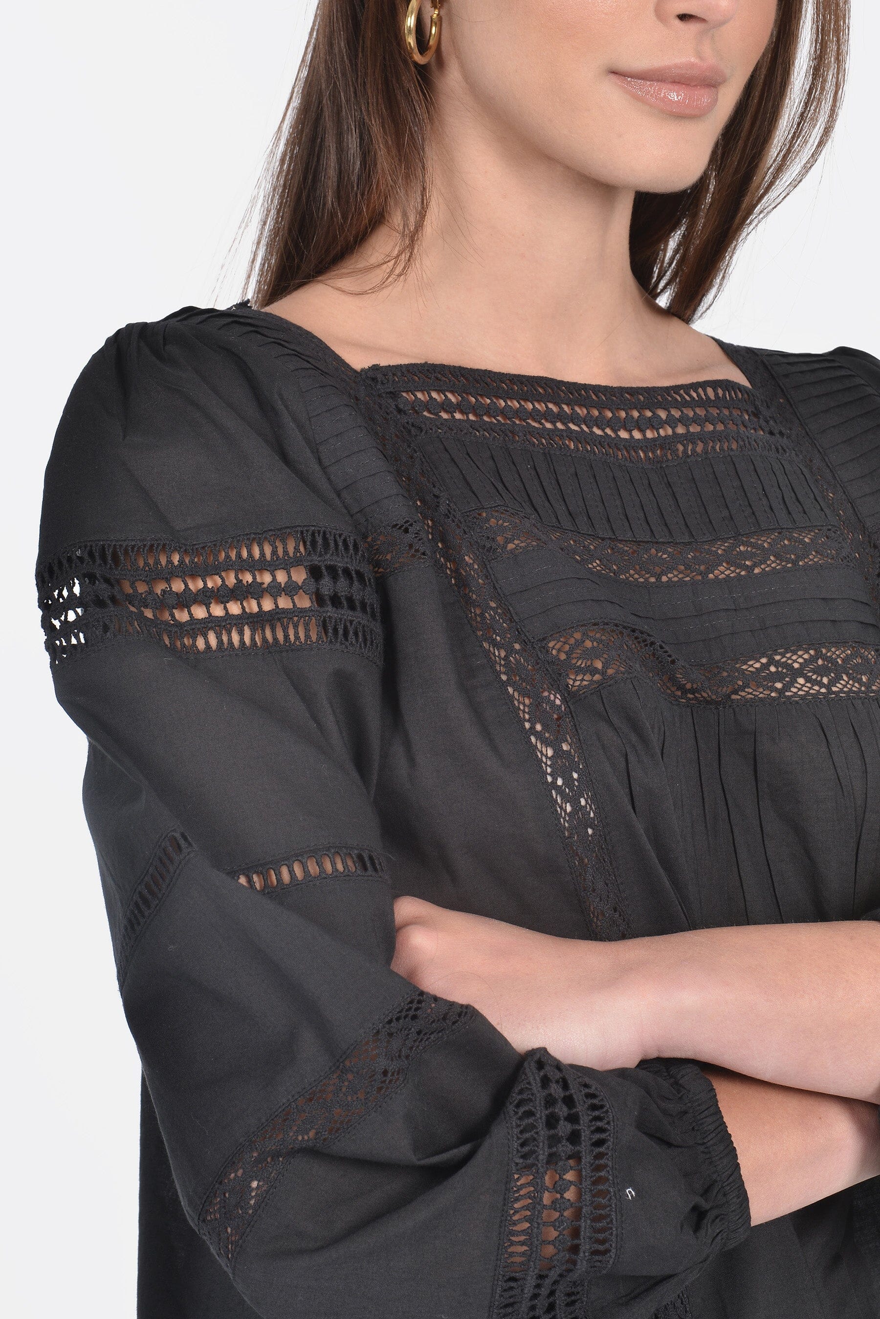 BLOUSE ANYA BLACK CHEMISIER KOOKAI Mode Kookai