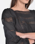 BLOUSE ANYA BLACK CHEMISIER KOOKAI Mode Kookai