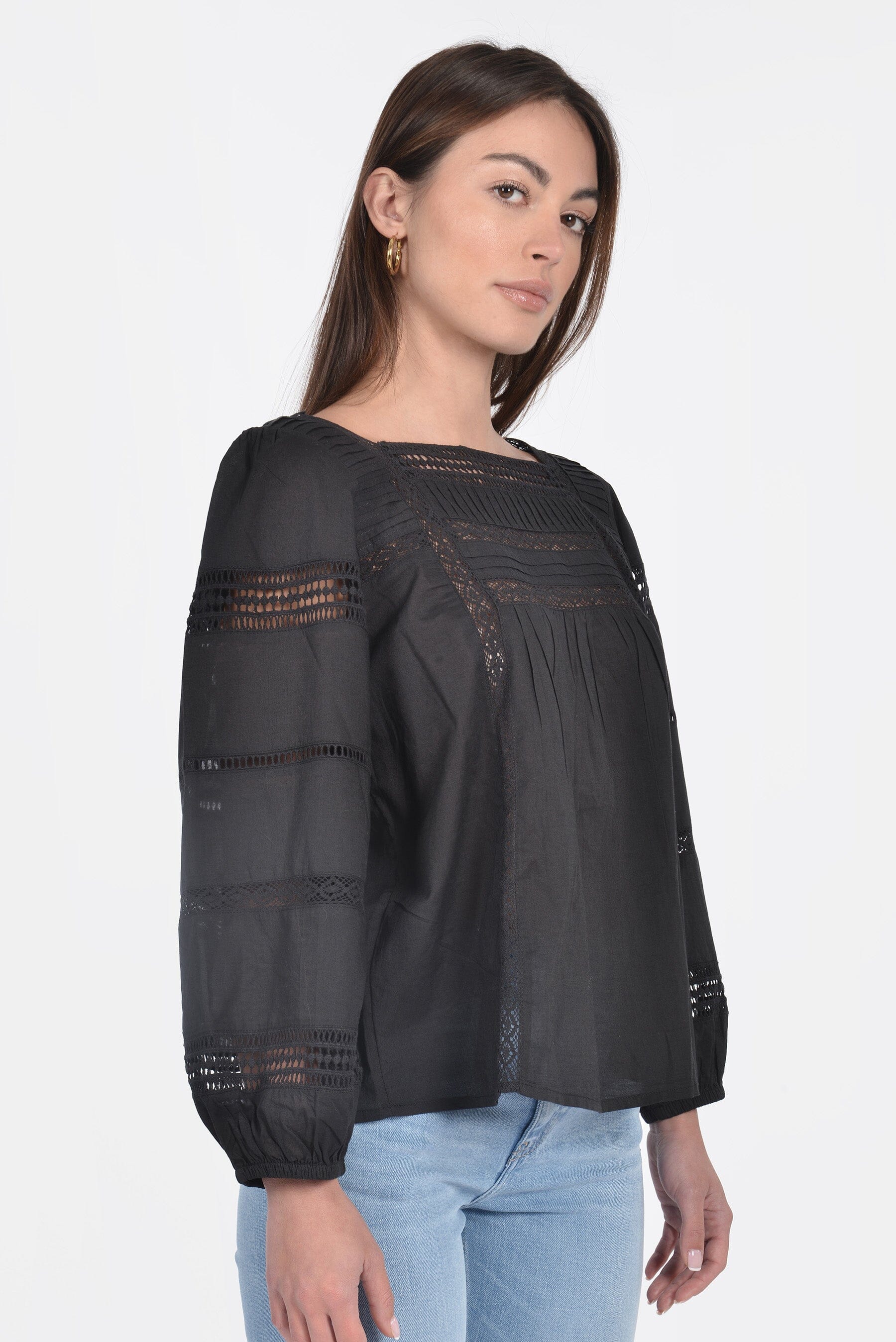 BLOUSE ANYA BLACK CHEMISIER KOOKAI Mode Kookai
