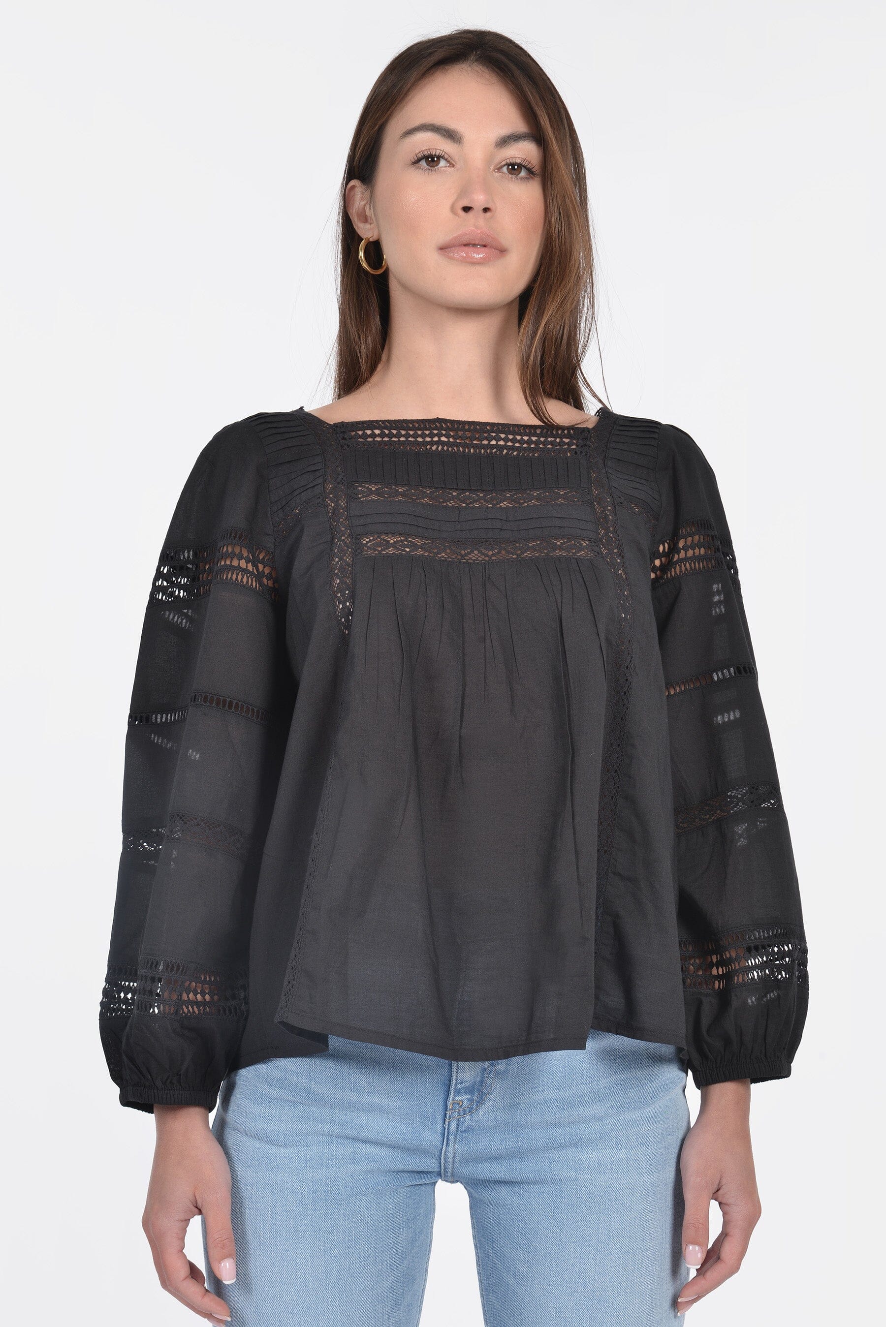 BLOUSE ANYA BLACK CHEMISIER KOOKAI Mode Kookai