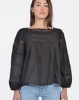 BLOUSE ANYA BLACK CHEMISIER KOOKAI Mode Kookai