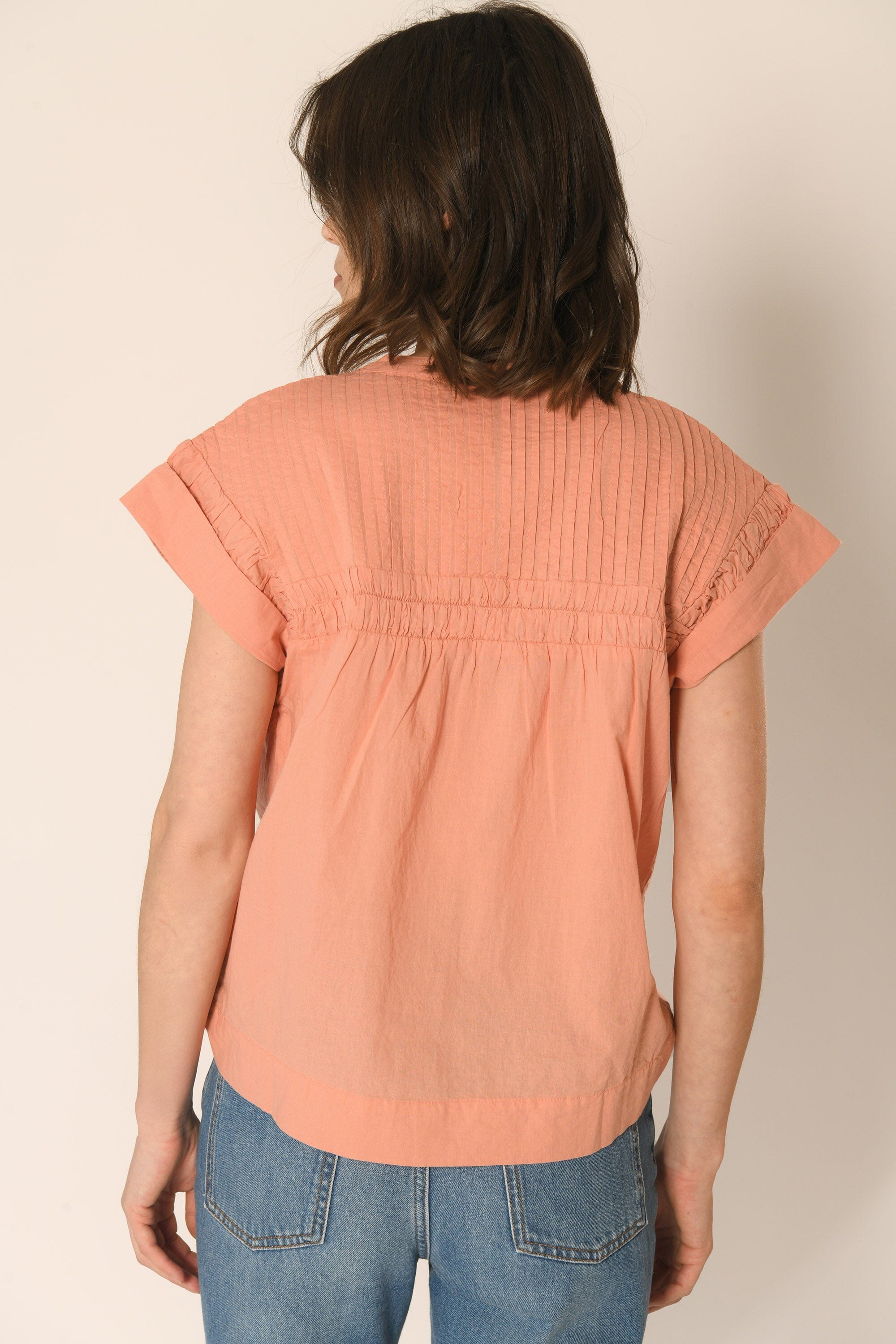 BLOUSE - ARCHIE - TERRACOTTA CHEMISIER NEW KOOKAI Mode Kookai