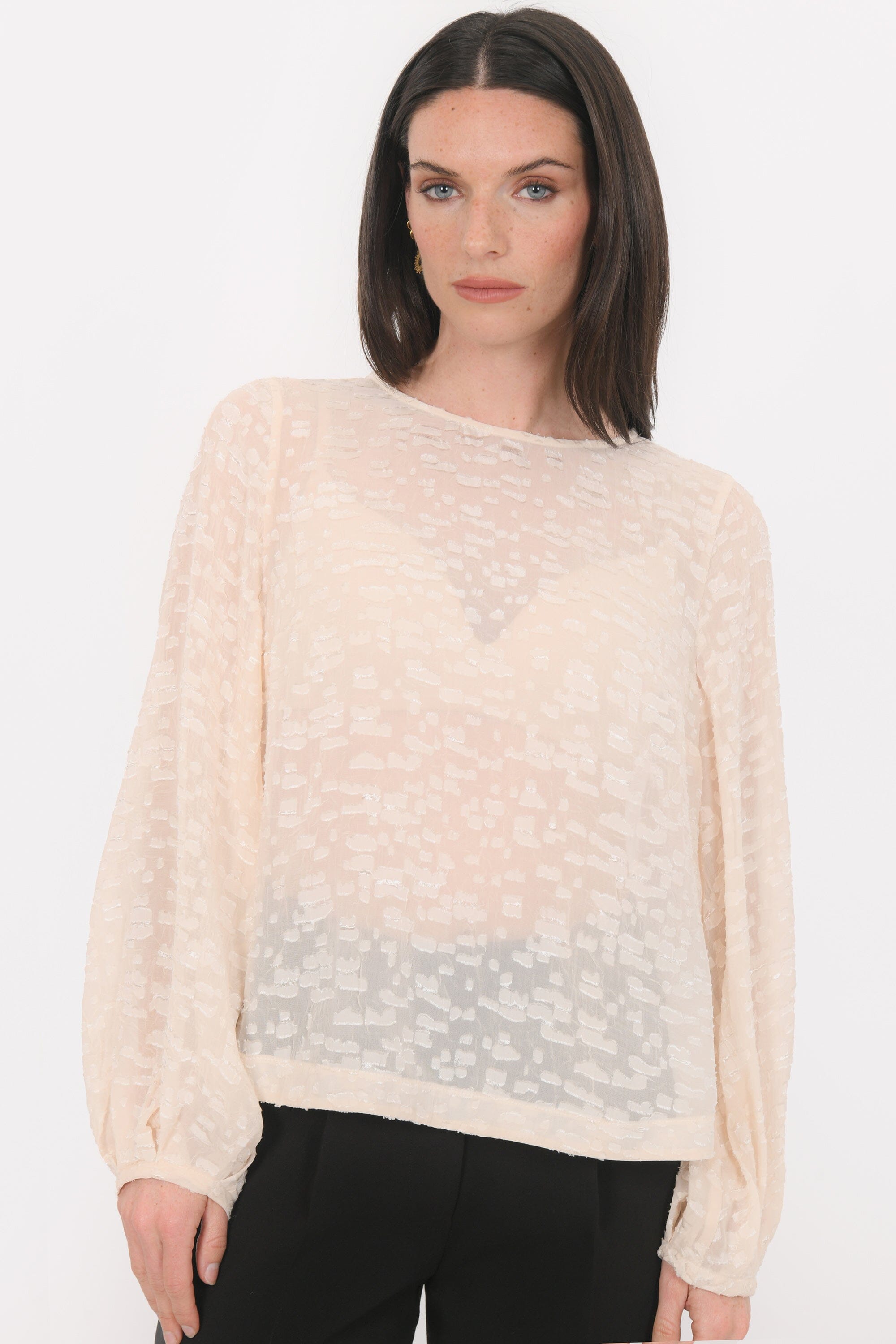 BLOUSE - BABY- ECRU CHEMISIER NEW KOOKAI Mode Kookai