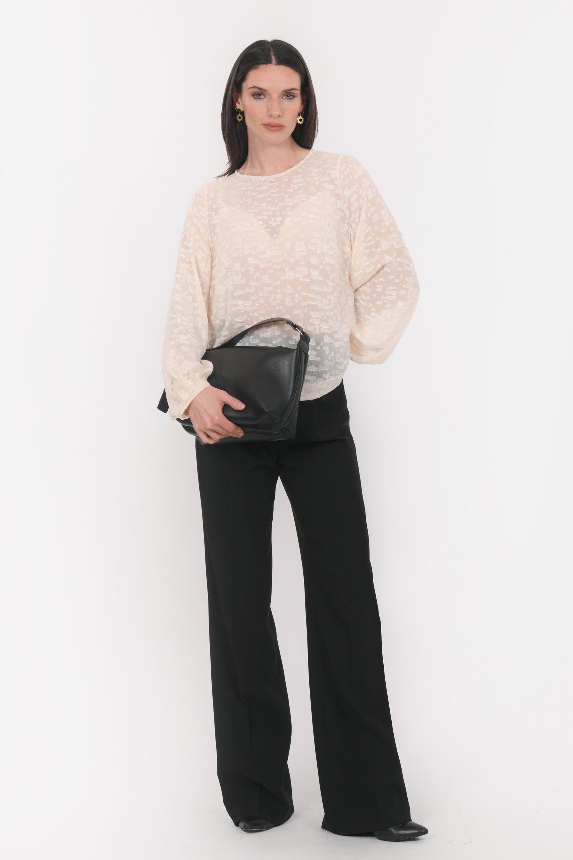 BLOUSE - BABY- ECRU CHEMISIER NEW KOOKAI Mode Kookai