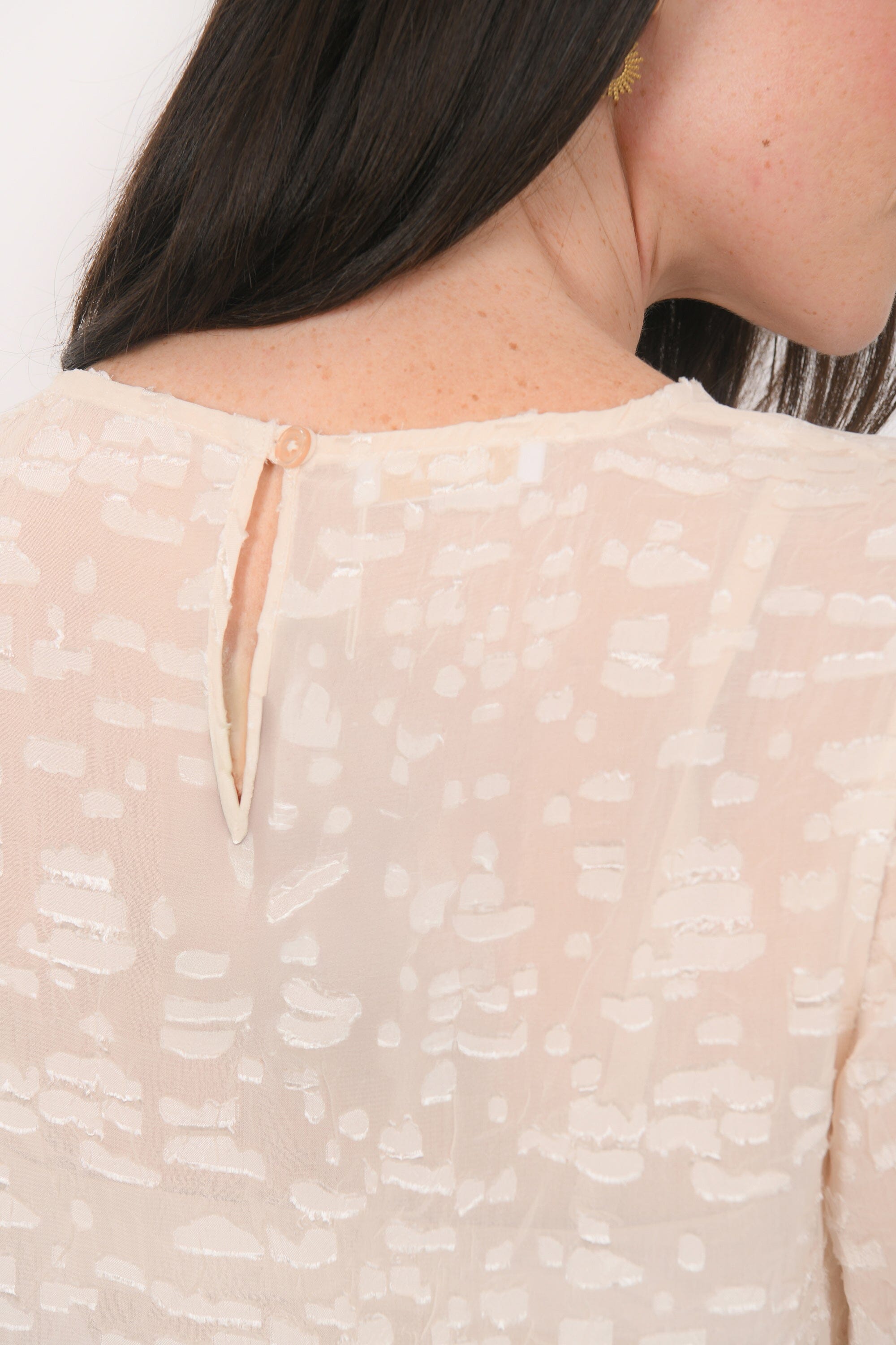 BLOUSE - BABY- ECRU CHEMISIER NEW KOOKAI Mode Kookai