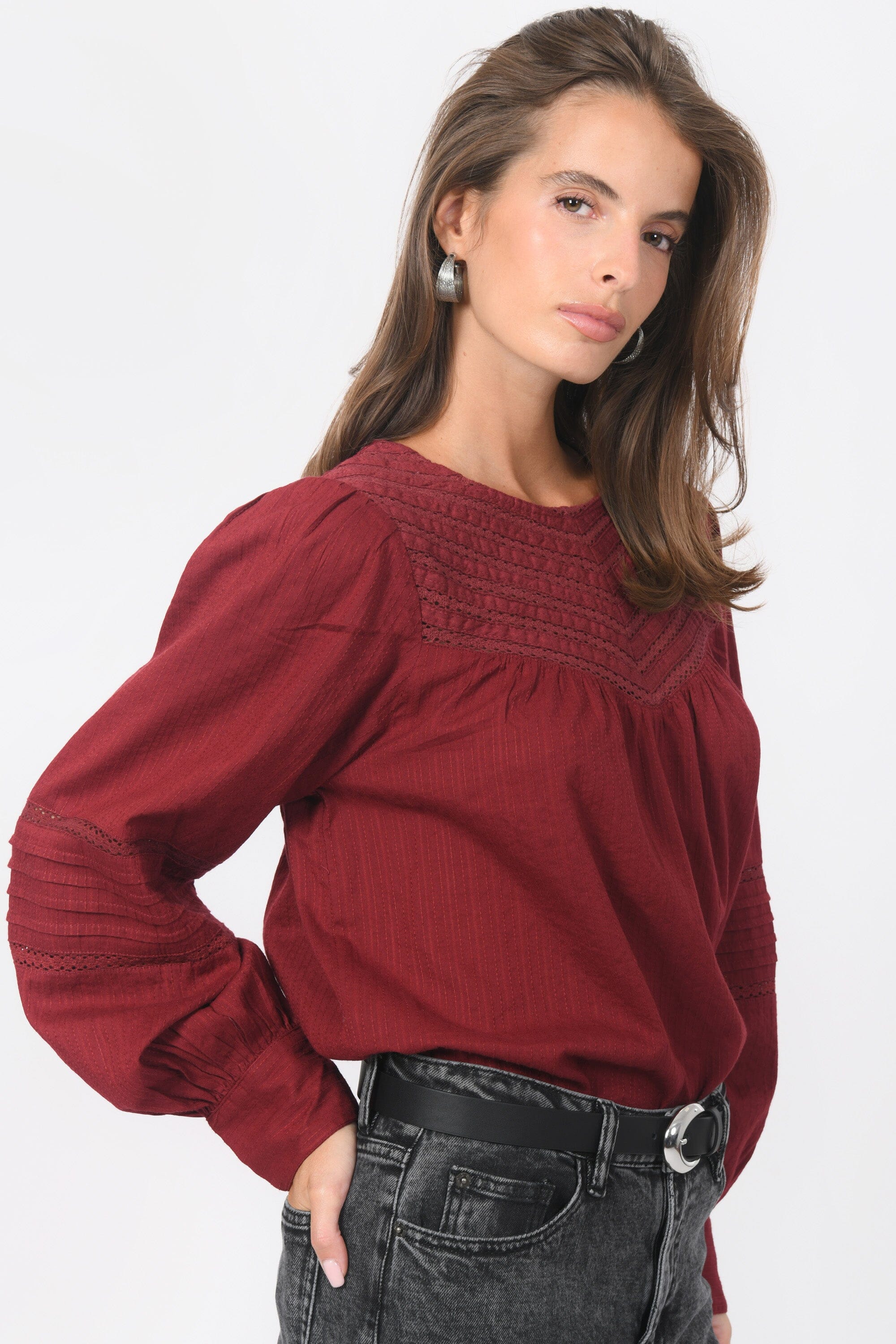 BLOUSE - BAVARIA - CABERNET CHEMISIER NEW KOOKAI Mode Kookai