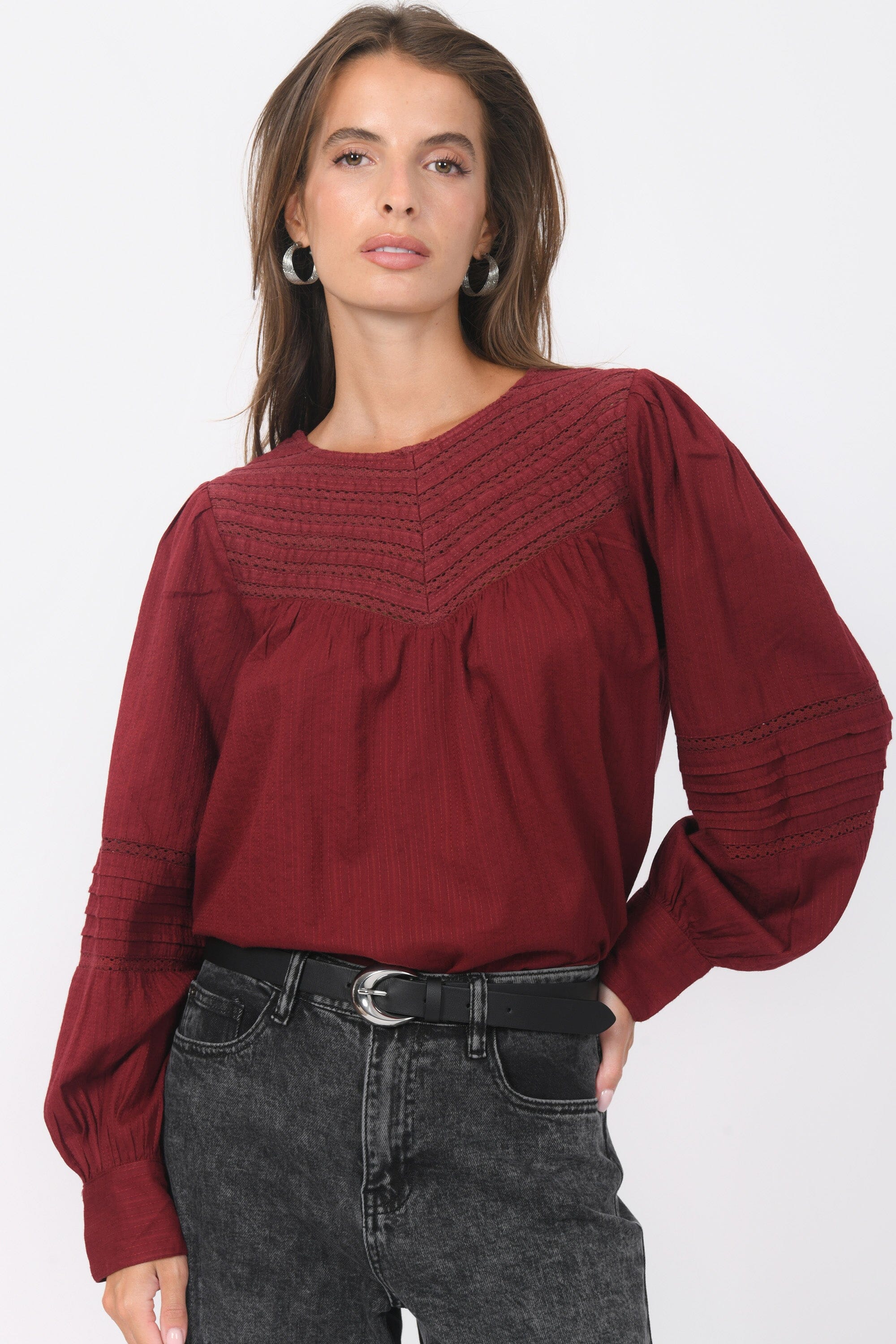 BLOUSE - BAVARIA - CABERNET CHEMISIER NEW KOOKAI Mode Kookai