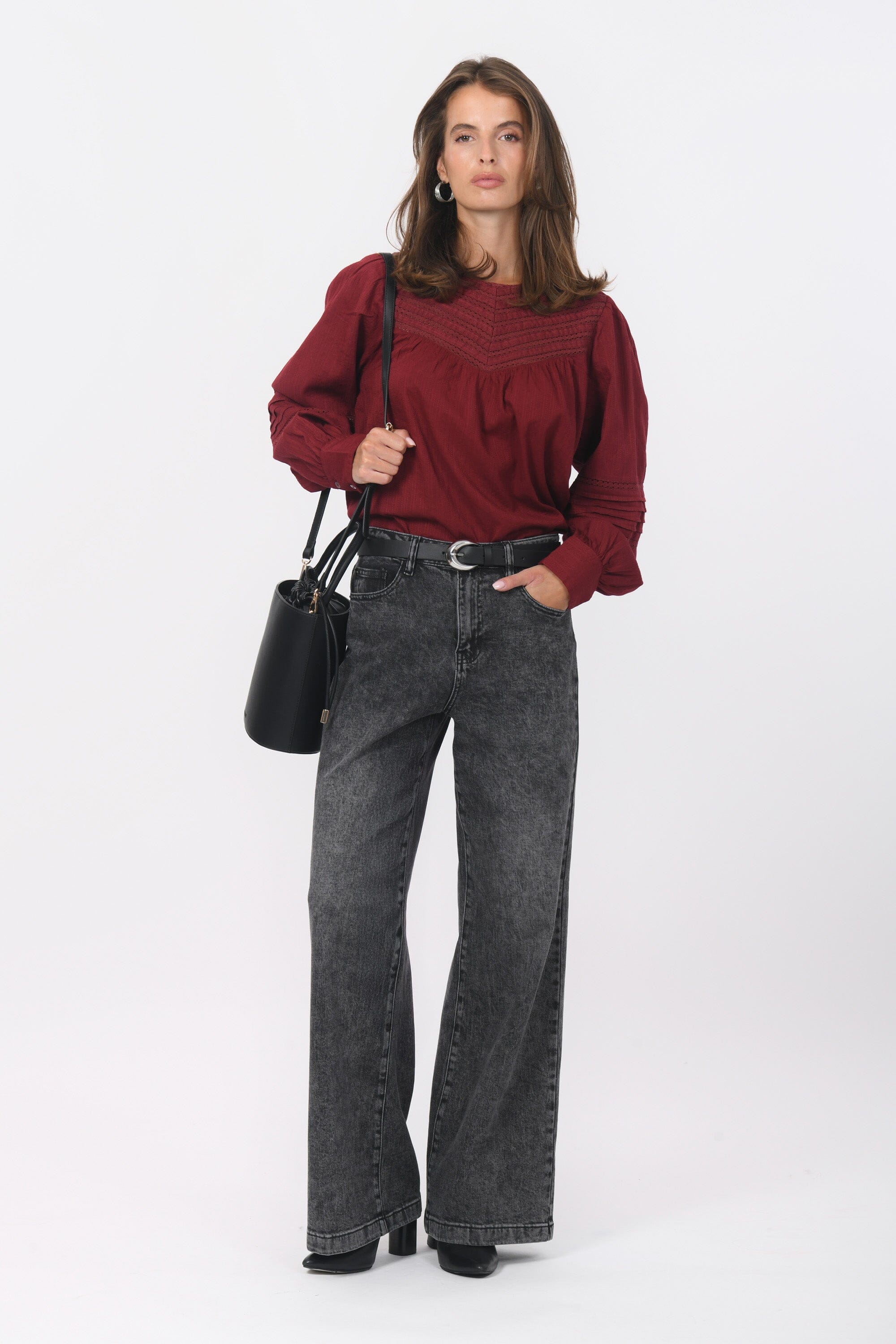 BLOUSE - BAVARIA - CABERNET CHEMISIER NEW KOOKAI Mode Kookai