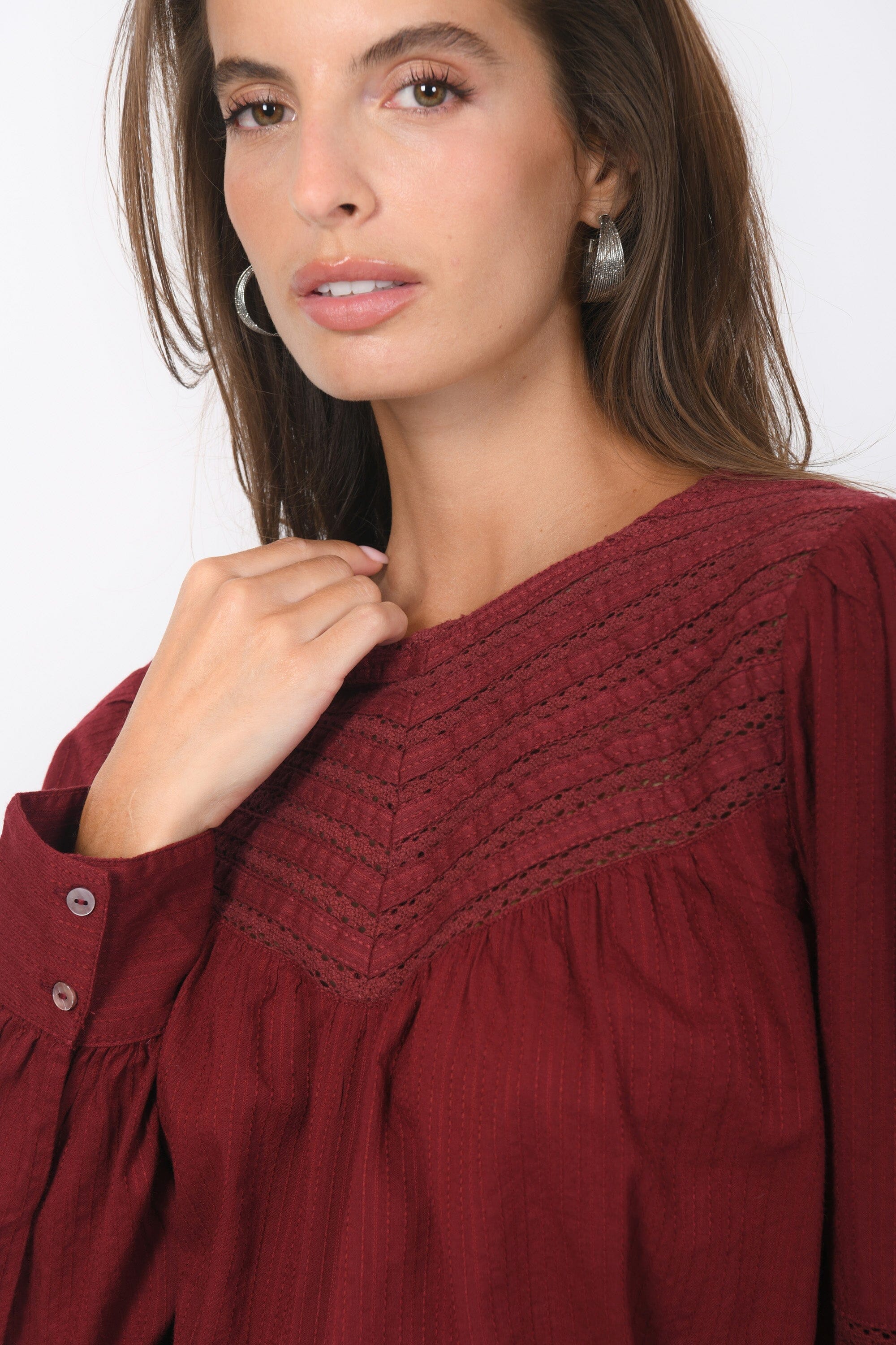 BLOUSE - BAVARIA - CABERNET CHEMISIER NEW KOOKAI Mode Kookai