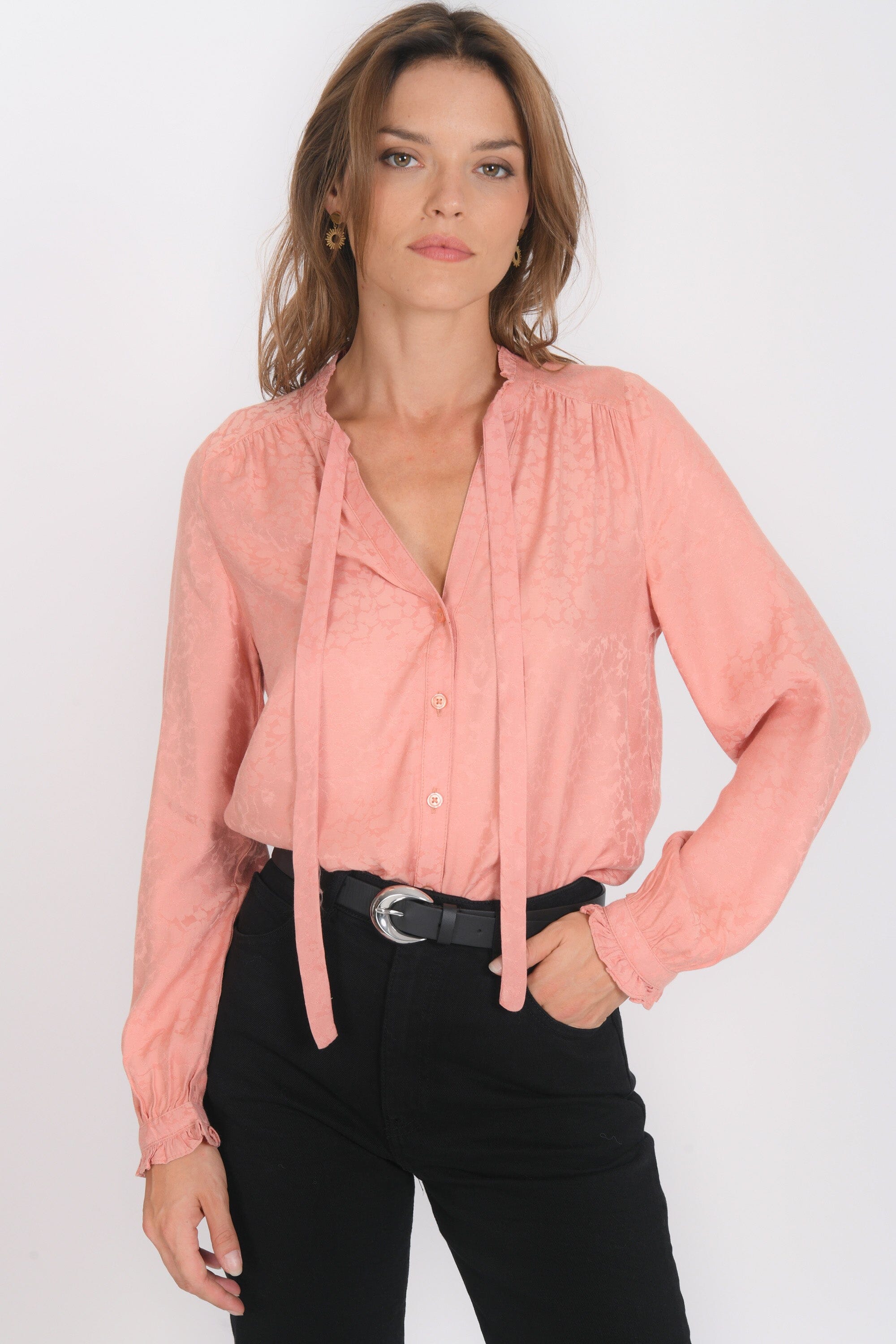 BLOUSE - BICHE - BOIS DE ROSE CHEMISIER NEW KOOKAI Mode Kookai