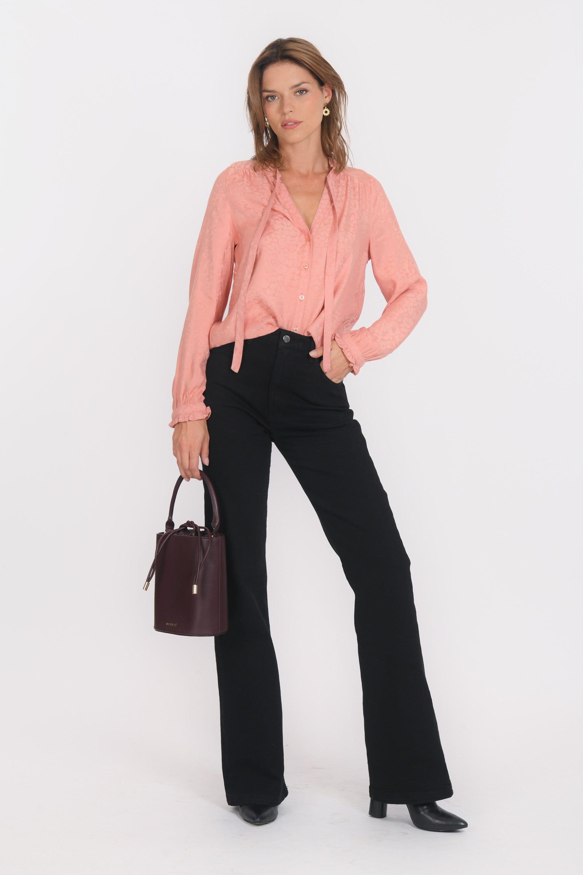 BLOUSE - BICHE - BOIS DE ROSE CHEMISIER NEW KOOKAI Mode Kookai