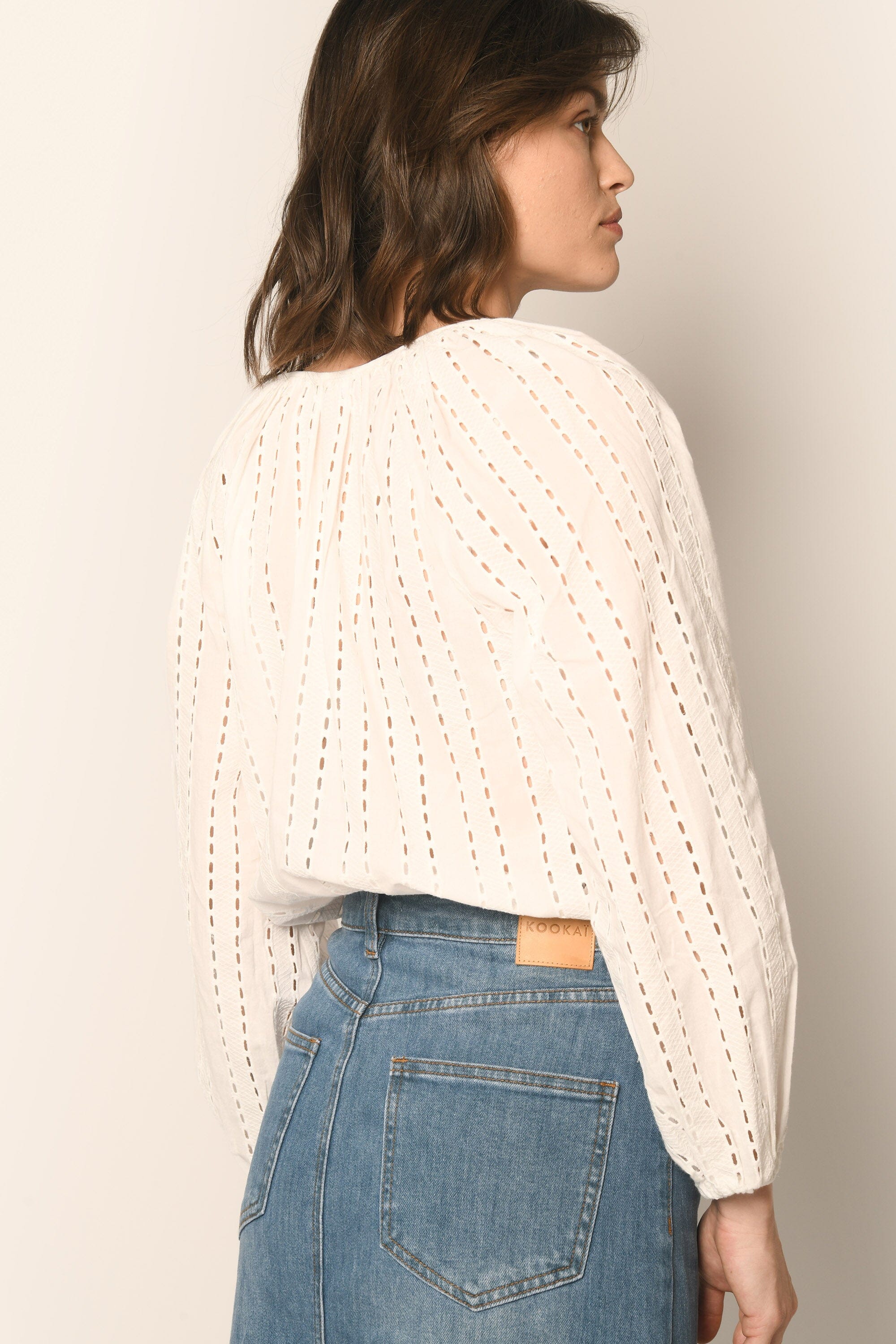 BLOUSE - BLANC - ANAELLE CHEMISIER NEW KOOKAI Mode Kookai