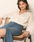 BLOUSE - BLANC - ANAELLE CHEMISIER NEW KOOKAI Mode Kookai