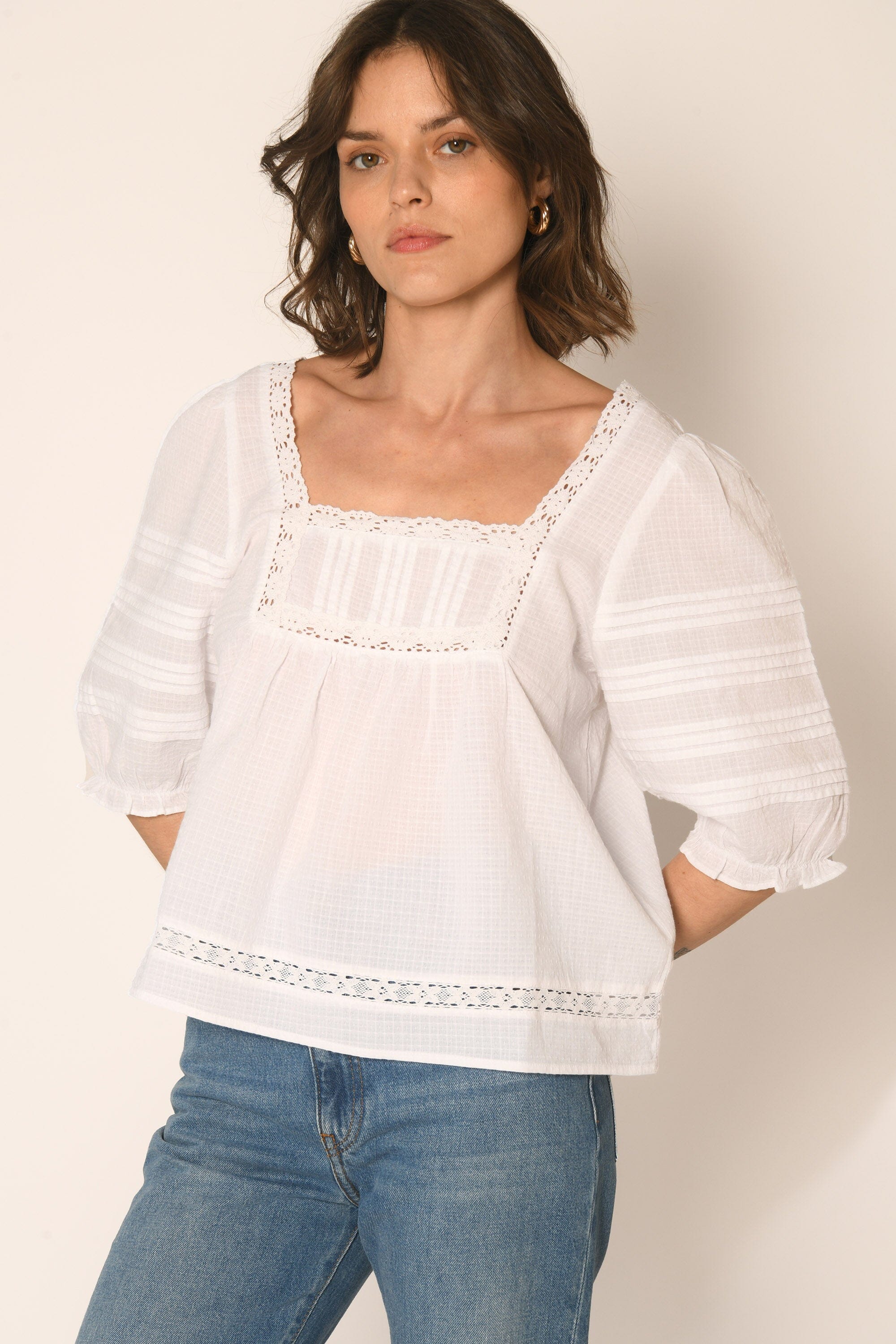 BLOUSE - BLANC - ATLAS CHEMISIER NEW KOOKAI Mode Kookai