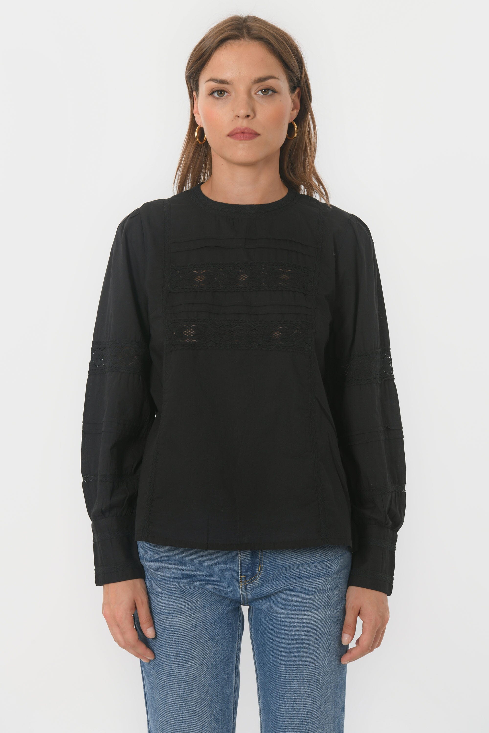 BLOUSE - BOHEME - NOIR CHEMISIER KOOKAI Mode Kookai