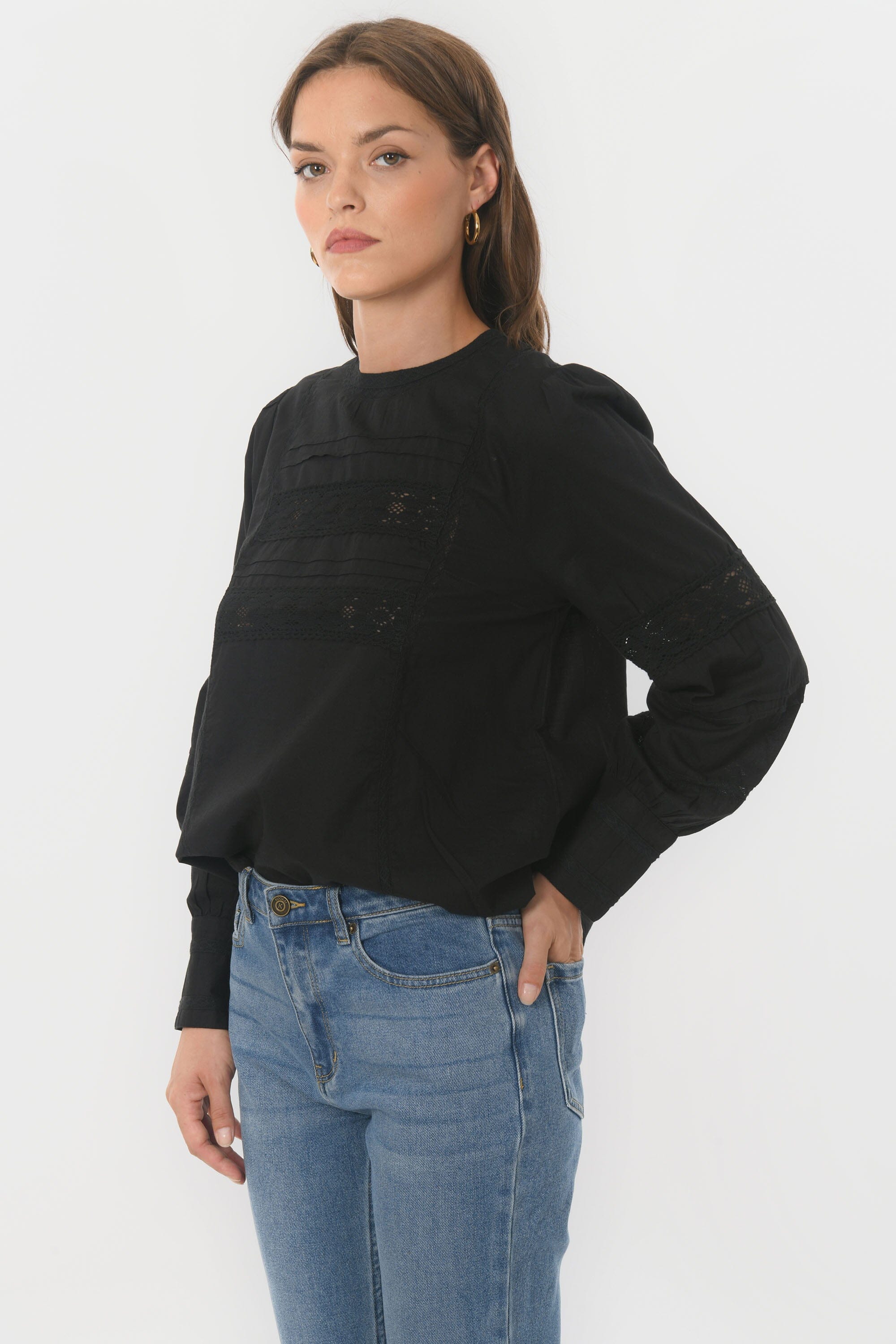 BLOUSE - BOHEME - NOIR CHEMISIER KOOKAI Mode Kookai