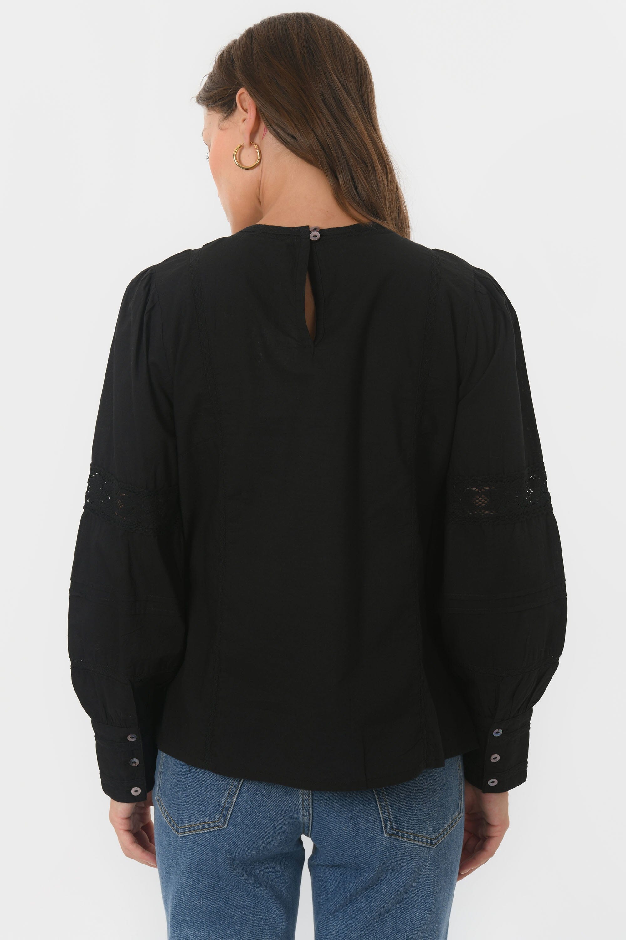 BLOUSE - BOHEME - NOIR CHEMISIER KOOKAI Mode Kookai
