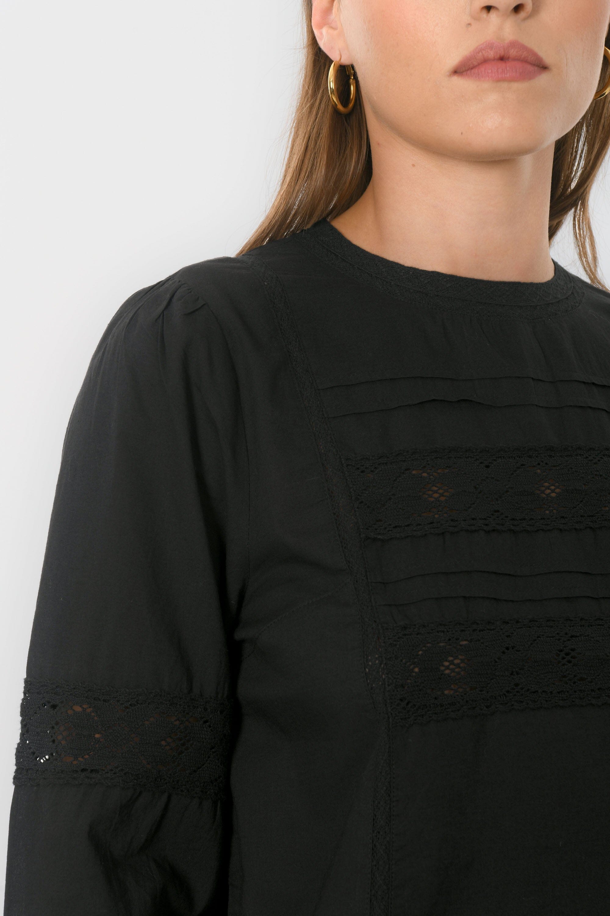 BLOUSE - BOHEME - NOIR CHEMISIER KOOKAI Mode Kookai
