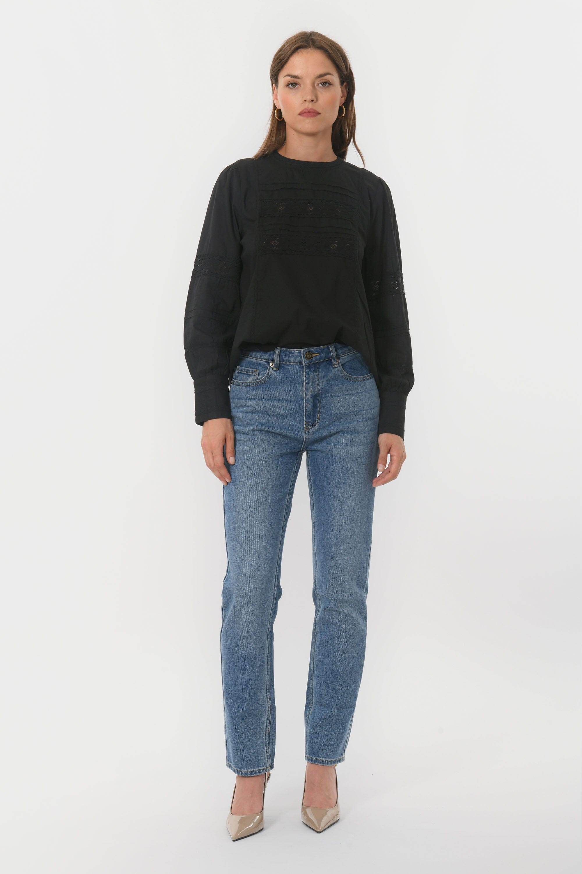 BLOUSE - BOHEME - NOIR CHEMISIER KOOKAI Mode Kookai