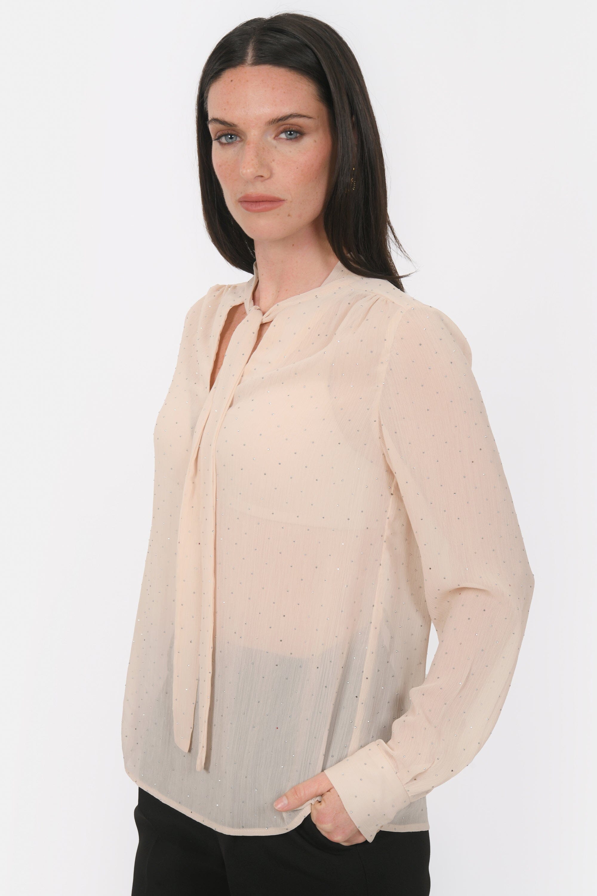 BLOUSE - BONNY - CREME CHEMISIER NEW KOOKAI Mode Kookai